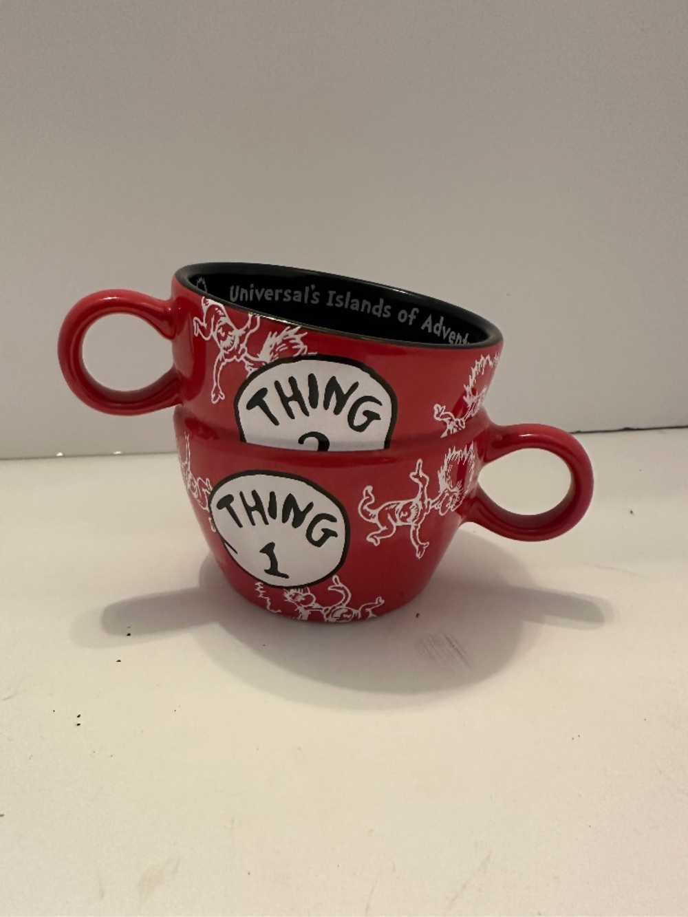 Dr. Suess Thing 1 & Thing 2 Single Whimsical Coffee Mug